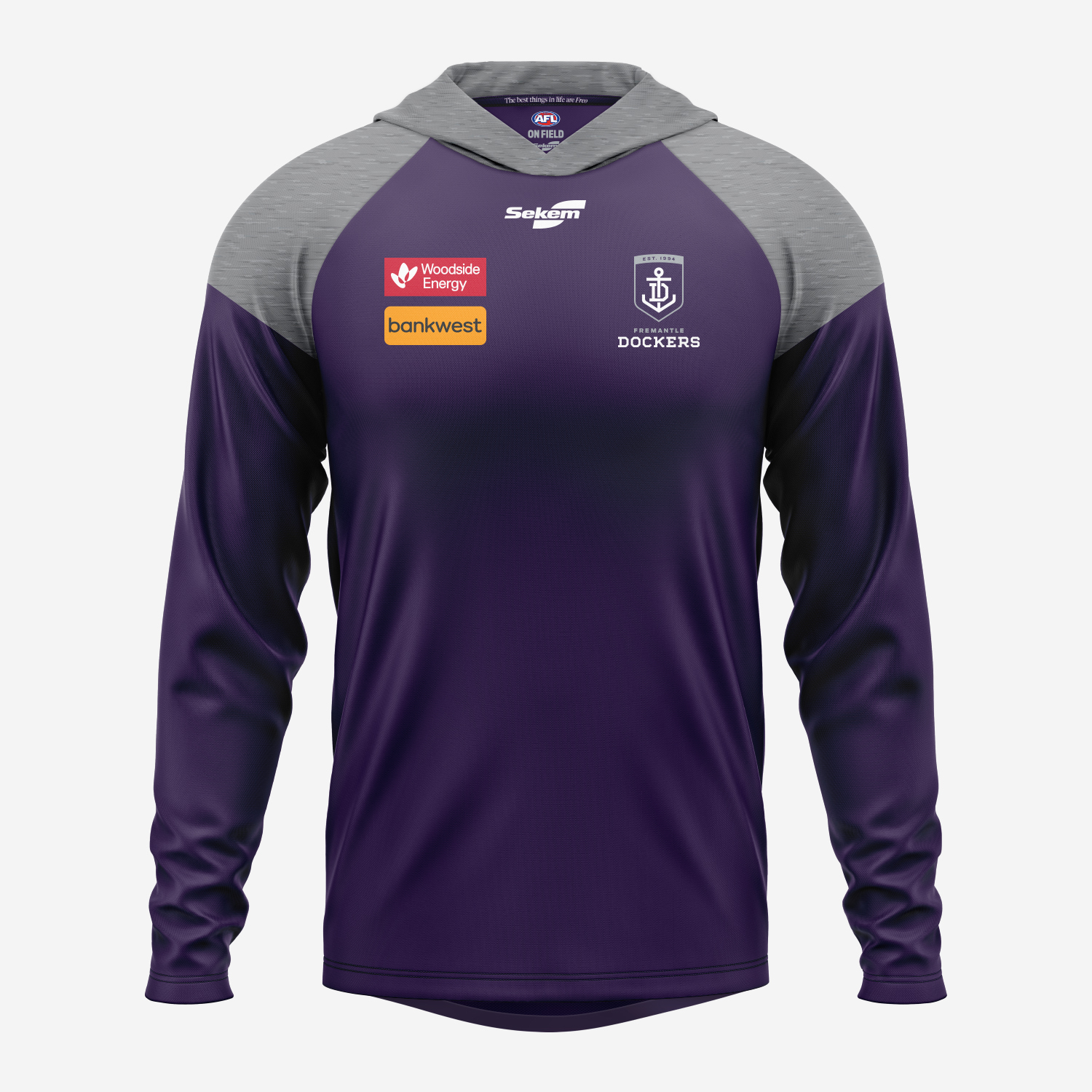 FREMANTLE CLUB CASUAL HOODED LONG SLEEVE TOP