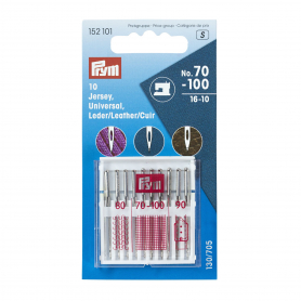 STANDARD/LEATHER/JERSEY SEWING MACHINE NEEDLES, 130/705, 70-100, ASSORTED