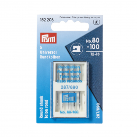 STANDARD SEWING MACHINE NEEDLES, 287(690), 80-100, ASSORTED