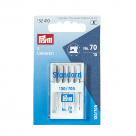 STANDARD SEWING MACHINE NEEDLES, 130/705, 70