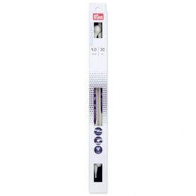 SINGLE-POINTED KNITTING NEEDLES PRYM.ERGONOMICS, 30CM, 9.00MM