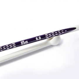 SINGLE-POINTED KNITTING NEEDLES PRYM.ERGONOMICS, 40CM, 6.00MM