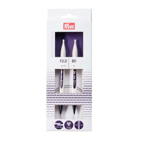 CIRCULAR KNITTING NEEDLES PRYM.ERGONOMICS, 80CM, 10.00MM