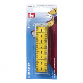 TAPE MEASURE PROFI FIBRE GLASS, 254CM, 100INCH