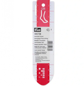 HAND GAUGE 'SOCK KNITTING' 20 CM