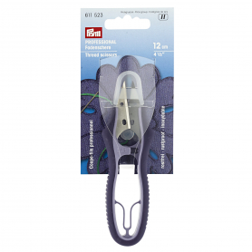 THREAD SCISSORS, PROFESSIONAL, WITH SOFT GRIP AND END CAP