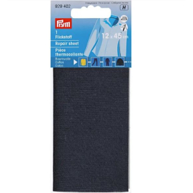 REPAIR SHEET IRON-ON, 12 X 45CM, NAVY BLUE