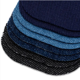 PATCHES MINI, JEANS, IRON-ON, ASSORTED