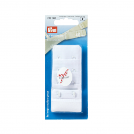 BRA EXTENDER, 3X2 HOOK, 40MM, WHITE