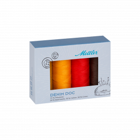 KIT - 4 SPOOLS - DENIM DOC 75(5100 - 100M) TERRA