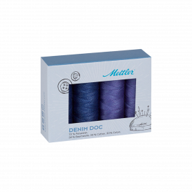 KIT - 4 SPOOLS - DENIM DOC 75 (5100 - 100M) 