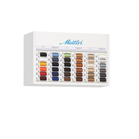 METTLER CABINET SERACYCLE 120' 200M, 36 COLOURS, 180 SPOOLS, 5 FILL