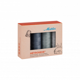 KIT - 4 SPOOLS - METROSENE 100(9161 - 150M) GREY
