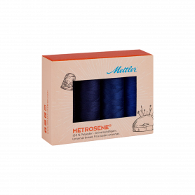 KIT - 4 SPOOLS - METROSENE 100(9161 - 150M) NAVY