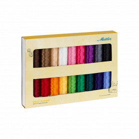 KIT - 18 SPOOLS - POLY SHEEN NO. 40(3406 - 200M) 