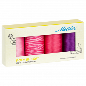 KIT - 4 SPOOLS - POLY SHEEN NO. 40(2596 - 800M) BLOSSOM