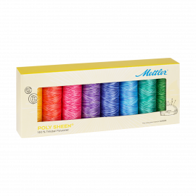 KIT - 8 SPOOLS - POLY SHEEN NO. 40 MULTI(4820 - 200M) PASTELS