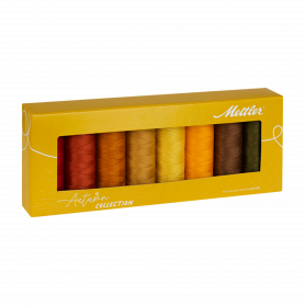 KIT - 8 SPOOLS - SILK-FINISH-COTTON NO. 50(9105 - 150M) AUTUMN