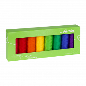 KIT - 8 SPOOLS - SILK-FINISH-COTTON NO. 50(9105 - 150M) SUMMER