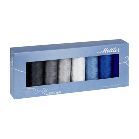 KIT - 8 SPOOLS - SILK-FINISH-COTTON NO. 50(9105 - 150M) WINTER