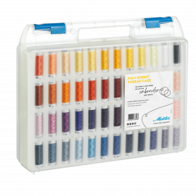 KIT - 96 SPOOLS - THREAD CASE POLY SHEEN NO. 40(3406 - 200M ) 