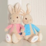 PETER & FLOPSY BUNNY SILKY RATTLES MIN 12 ASSTD