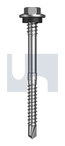 #12-14x68 METAL SDS HEX + WASHER + XGRiP BASALT CL4