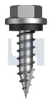 #14-10x25 TYPE 17 HEX HEAD + WASHER BASALT CL4