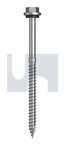 #14-10x100 TYPE 17 HEX HEAD + WASHER BASALT CL4