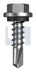 #14-10x25 METAL SDS HEX HEAD + WASHER BUSHLAND CL4