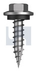 #12-11x25 TYPE 17 HEX HEAD + WASHER CL4 CLASSIC CREAM