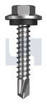 #12-14x30 METAL SDS HEX HEAD + WASHER CL4 DEEP OCEAN
