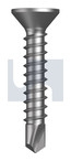 #6-20x20 METAL SDS COUNTERSUNK DOVE WHITE ZYP