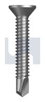 #10-24x30 METAL SDS COUNTERSUNK DOVE WHITE ZYP