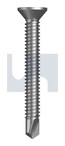 #10-24x40 METAL SDS COUNTERSUNK DOVE WHITE ZYP