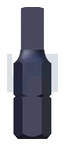 #1x25 DRIVE BIT - SQUARE INSERT BIT