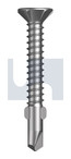 #8-18x32 WING SDS COUNTERSUNK BI-METAL 304 STAINLESS
