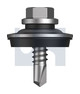 #14-14x25 METAL SDS ALUMINIUM SEAL HEX BI-METAL 304 STAINLES