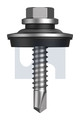 #14-14x35 METAL SDS ALUMINIUM SEAL HEX BI-METAL 304 STAINLES