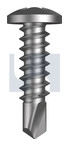 #8-18x16 METAL SDS PAN HEAD BI-METAL 304 STAINLESS