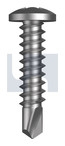 #8-18x19 METAL SDS PAN HEAD BI-METAL 304 STAINLESS