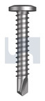 #10-16x30 METAL SDS WAFER HEAD BI-METAL 316 STAINLESS