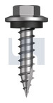 #12-11x25 TYPE 17 HEX HEAD + WASHER Gr316