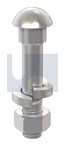 M24x140 FISHBOLT & NUT & SPRING WASH PLAIN