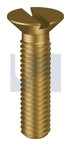M6x40 METAL THREAD CSK SLOT BRASS