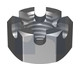 M12-1.5  HEX SLOTTED NUT Z/P