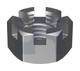 1 -12 UNF HEX SLOTTED NUT Z/P