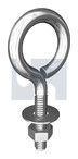 3/8x3 BSW LARGE EYE BOLT KIT Z/P