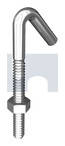 1/4x4 BSW HOOK BOLT KIT Z/P