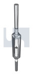 M30x400 TURNBUCKLE PLAIN STUB END HDG